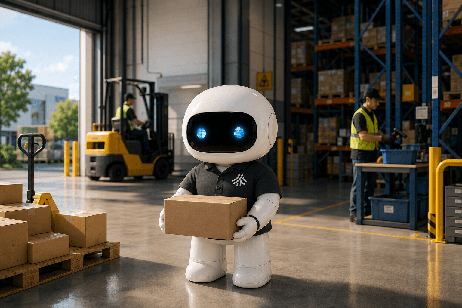 Light industrial team coordinating warehouse and production staffing with Teambridge