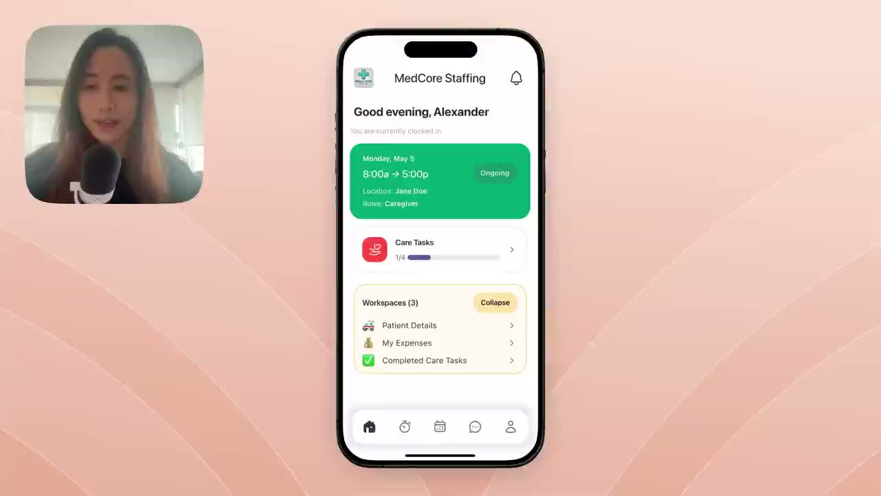 Teambridge mobile app request leave experience