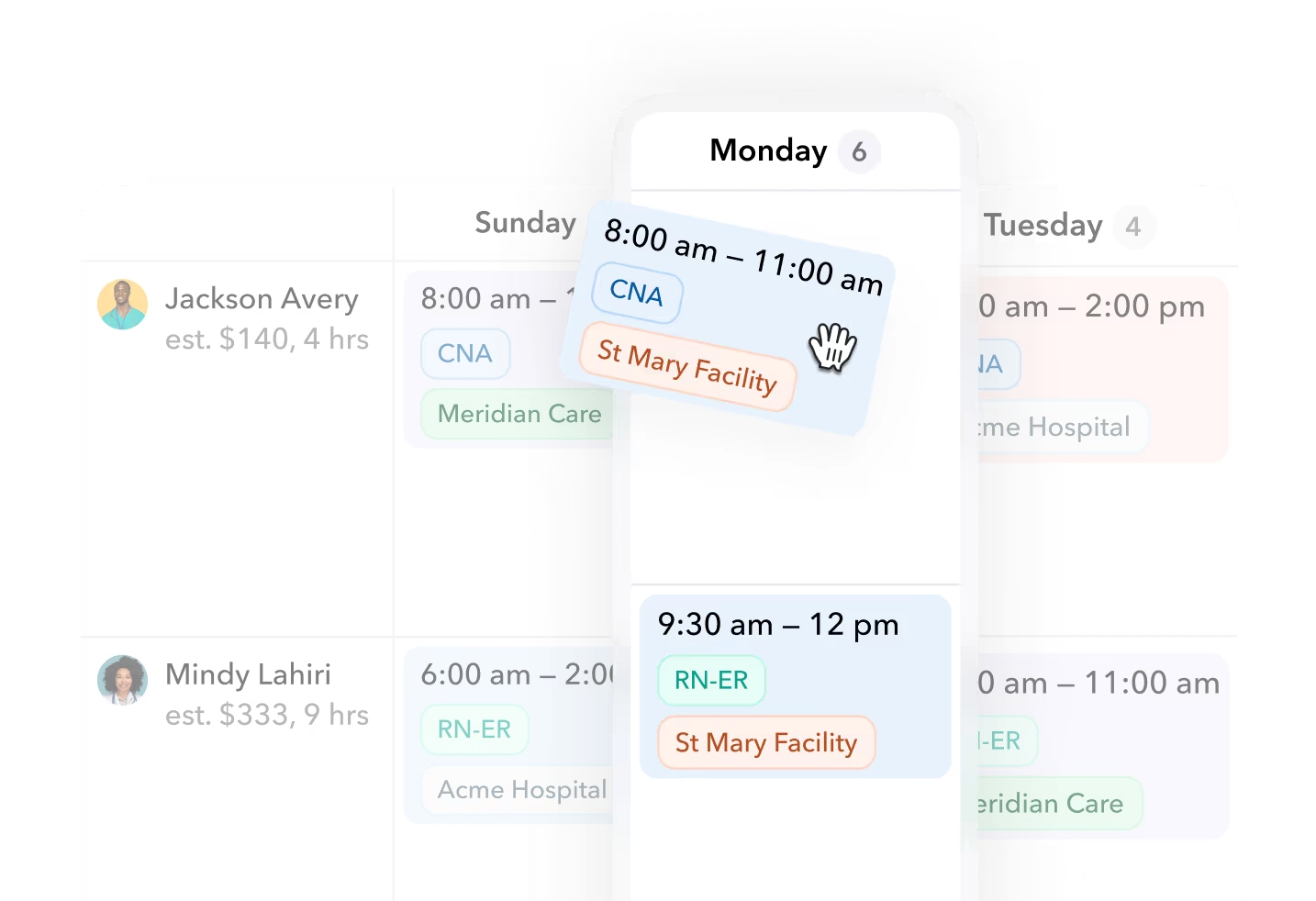 Teambridge scheduling workflow